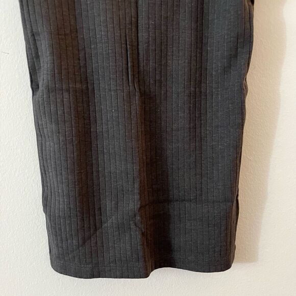 Aerie Ribbed Knit Dark Gray BlackTank Top XS NWT - Picture 4 of 9